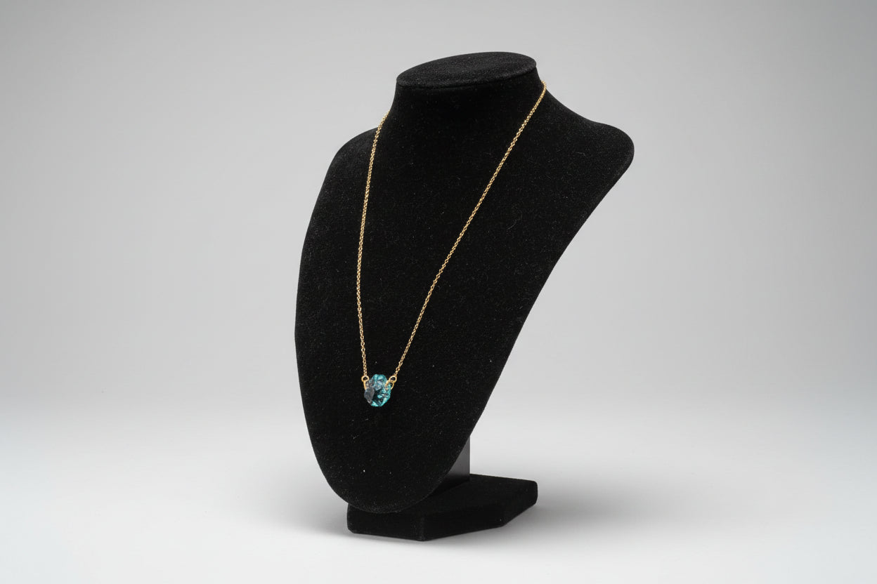 Crystal Necklace Collection - 18kt Gold Plated | Rin & Jahyde Stones