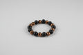 Black Matte Onyx & Bronze Hematite Bracelet