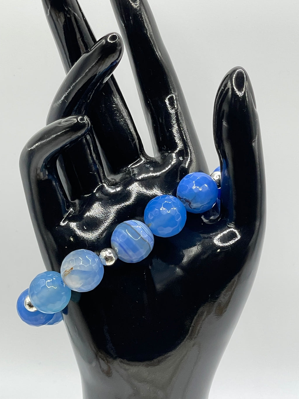 Blue Lagoon Faceted Agate Bracelet’s
