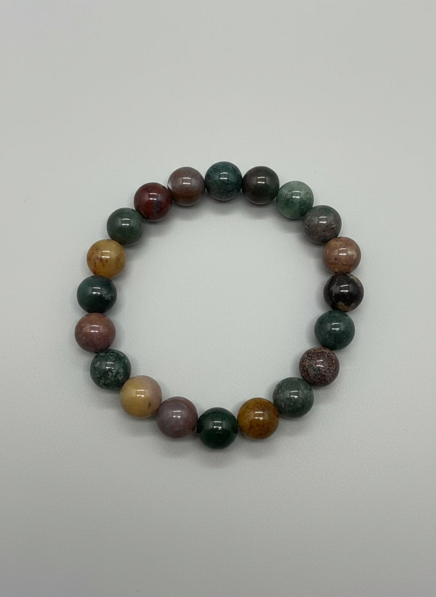 Indian Agate Bracelet 10mm