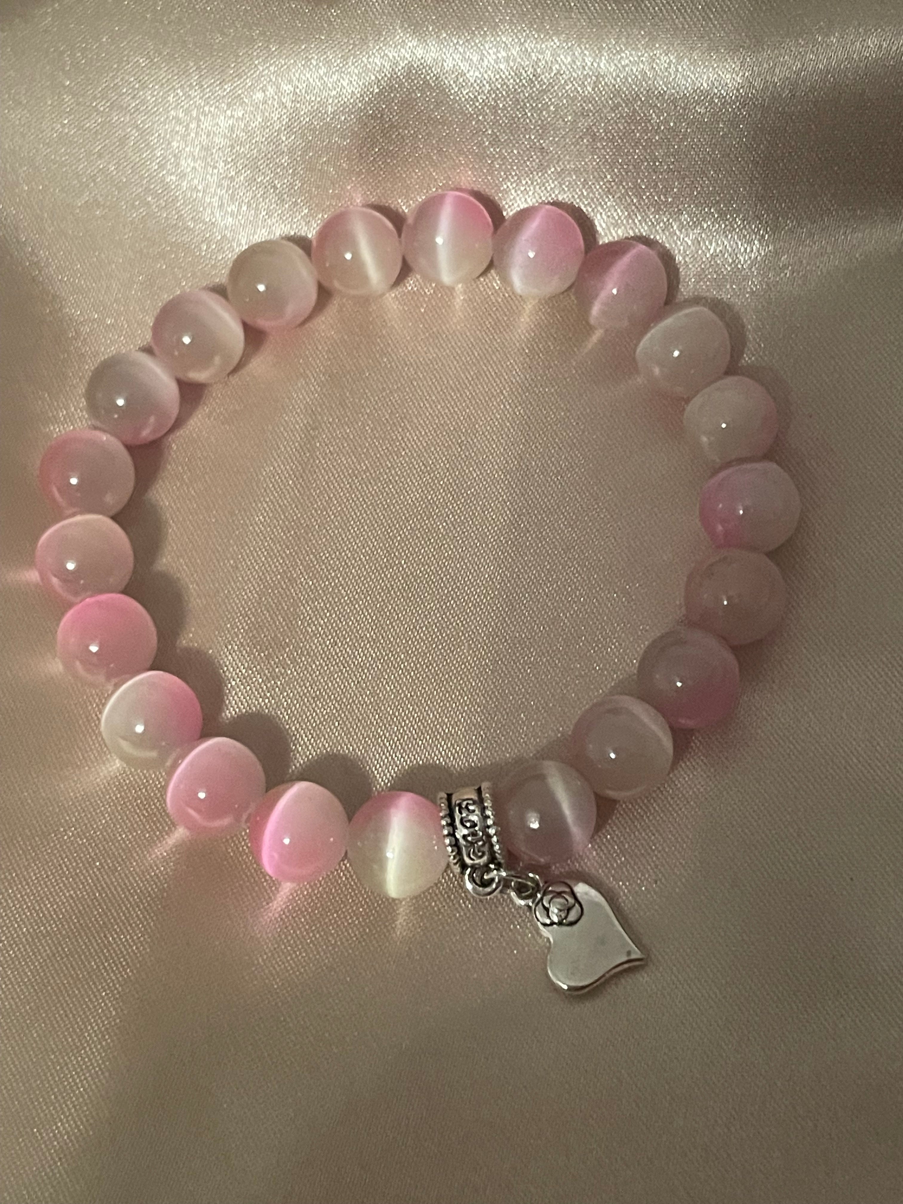 Glow-in-the-Dark Luminous Beads (Pink)